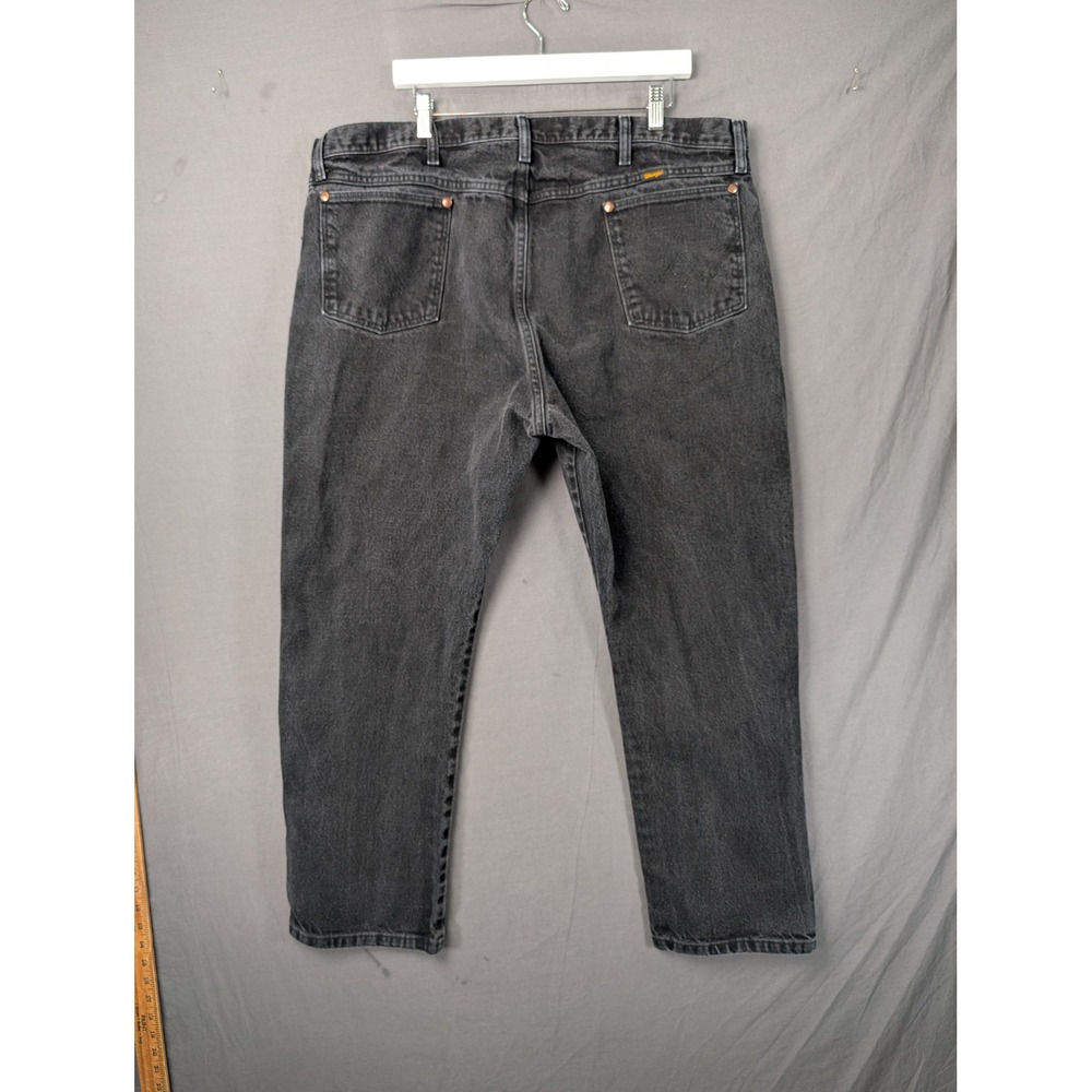 Wrangler 13MWZWK Cowboy Cut Original Fit Jeans Mens 42x30 Black Denim Classic